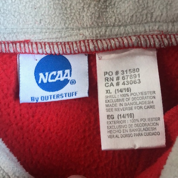 Ohio State fleece 3/4 zip up - Picture 3 of 3